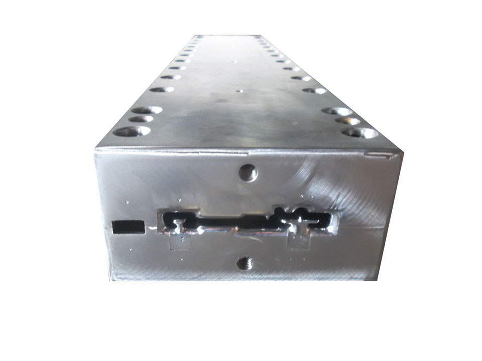 FRP pultrusion mould for window profile